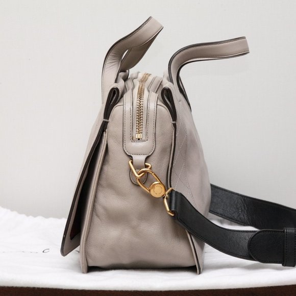 MBMJ Slate Coloured Leather Handbag - Picture 3 of 9